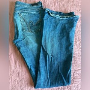 Citizens of Humanity low rise flare jeans
